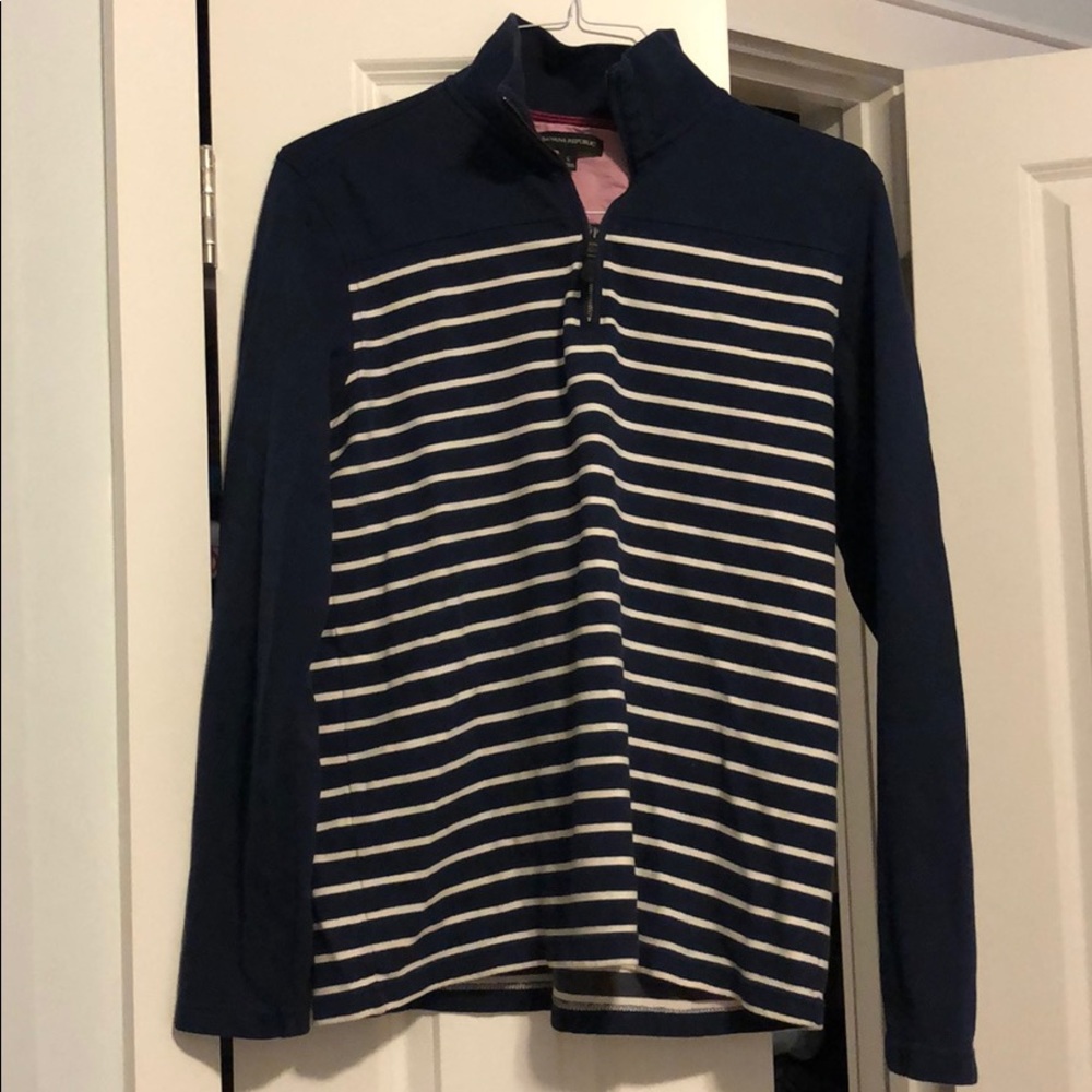 Banana Republic quarter zip sweater
